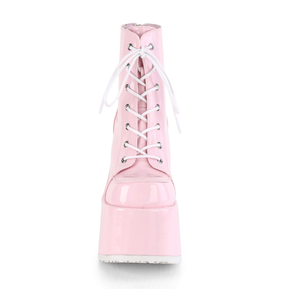 DemoniaCult - CAMEL-203 Plateau Laarzen - Roze